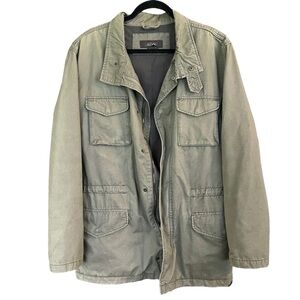 Tasso Elba Men’s Lightweight Utility Field Jacket in‎ Olive Green L